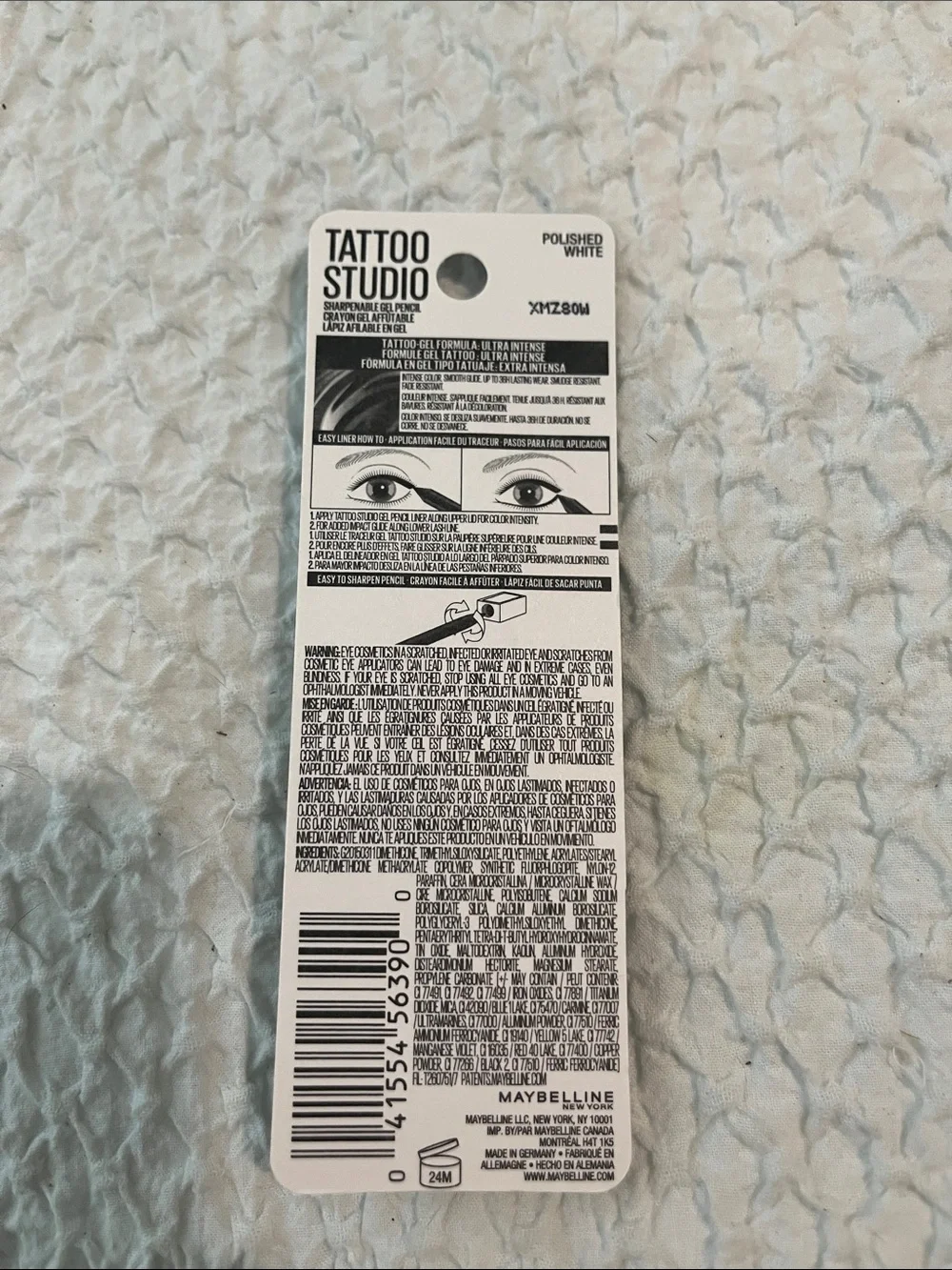 NWT Maybelline Eyeliner 970 Polished White